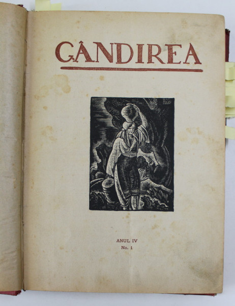 GANDIREA , REVISTA , ANII IV si V , COLEGAT DE 15 NUMERE APARUTE INTRE OCTOMBRIE 1924 - IUNIE 1925
