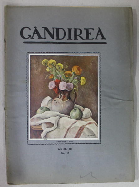 GANDIREA , REVISTA , ANUL III , NR. 15 , APRILI , 1924