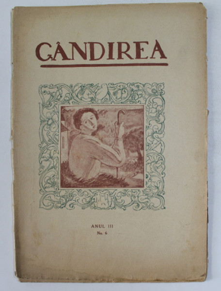 GANDIREA , REVISTA , ANUL III  , NR.  6  ,  20  NOIEMBRIE 1923