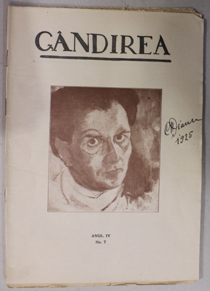 GANDIREA , REVISTA , ANUL IV , NR. 7 , 15 IANUARIE , 1925