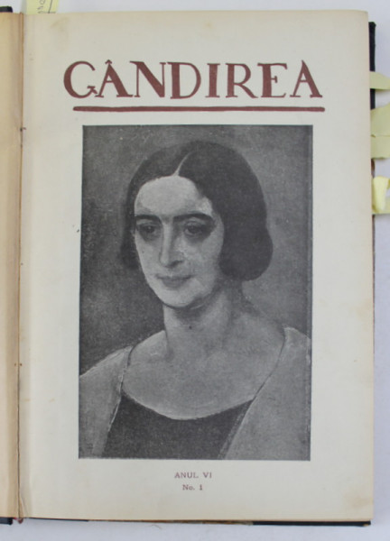 GANDIREA , REVISTA , ANUL VI , COLEGAT DE 9 NUMERE , 1926