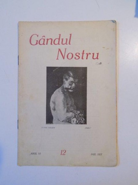 GANDUL NOSTRU, ANUL VI, NR. 12  1927