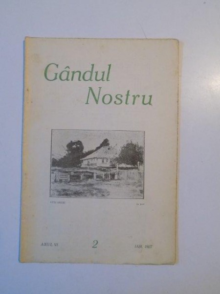 GANDUL NOSTRU, ANUL VI, NR. 2 1927