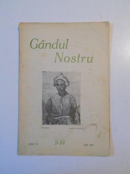 GANDUL NOSTRU, ANUL VI, NR. 9-10 1927