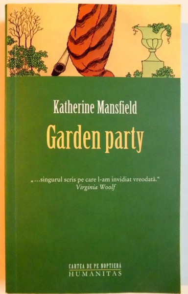 GARDEN PARTY de KATHERINE MANSFIELD , 2012