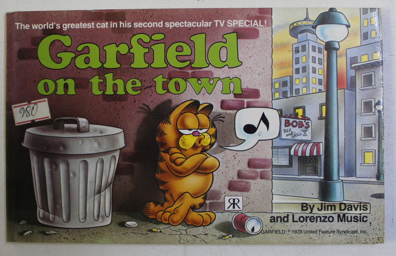 GARFIELD ON THE TOWN by JIM DAVIS and LORENZO MUSIC , 1987