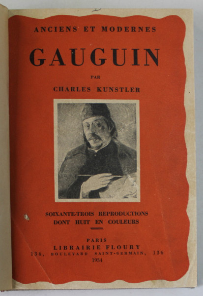 GAUGUIN par CHARLES KUNSTLER , 1934
