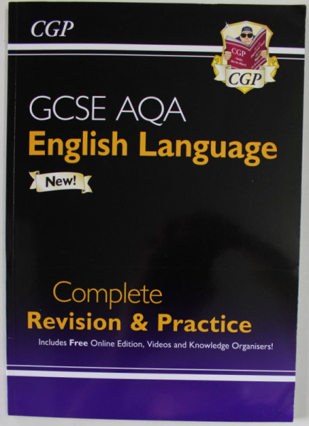 GCSE AQA , ENGLISH LANGUAGE , COMPLETE REVISION and PRACTICE , 2022