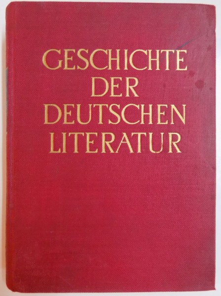 GEFCHICHTE DER DEUTFCHEN LITERATUR der PAUL FECHTER