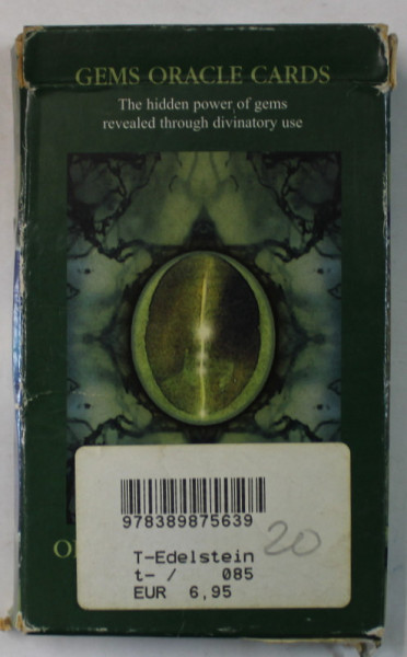 GEMS ORACLE CARDS , SET CU CARTICICA SI 32 CARTOLINE , TEXT IN ENGLEZA , ITALIANA , FRANCEZA , SPANIOLA , GERMANA , ANII '2000
