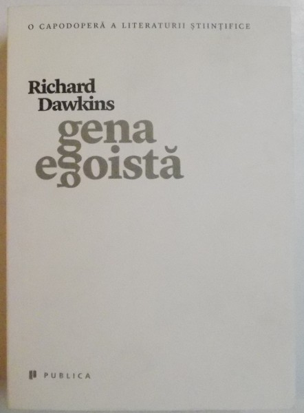 GENA EGOISTA ,DE RICHARD DAWKINS 2013 ,