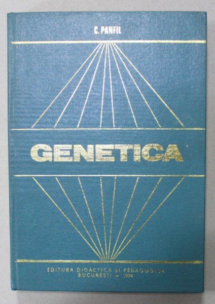 GENETICA de C. PANFIL , 1974 , DEDICATIE *