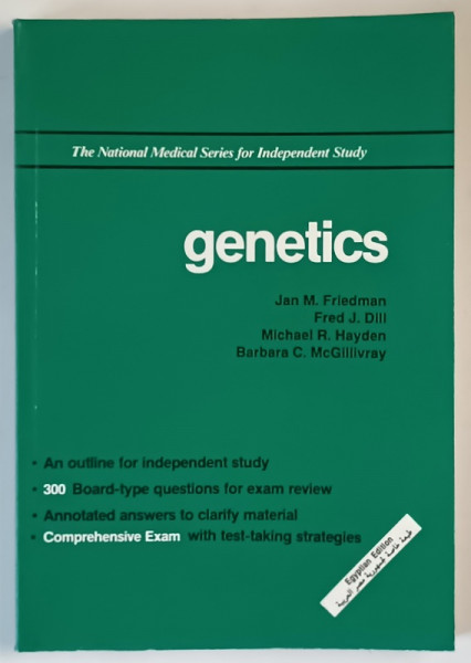 GENETICS by JAN M. FRIEDMAN ... BARBARA C. MCGILLIVRAY , 1992