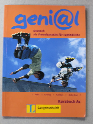 GENIAL - DEUTSCH ALS FREMSPRACHE FUR JUGENDLICHE , KURSBUCH A1 von FUNK ..SCHERLING  , 2002