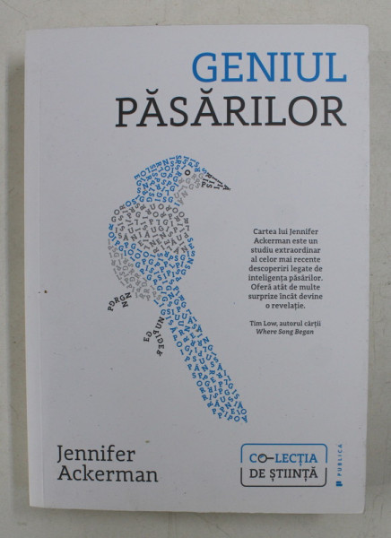 GENIUL  PASARILOR de JENNIFER ACKERMAN , 2018