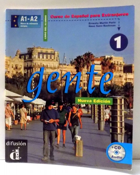 GENTE, CURSO DE ESPANOL PARA EXTRANJEROS, A1-A2 de ERNESTO MARTIN PERIS, NEUS SANS BAULENAS , 2007 (INCULUDE CD)