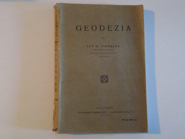 GEODEZIA de ION G. VIDRASCU  1928