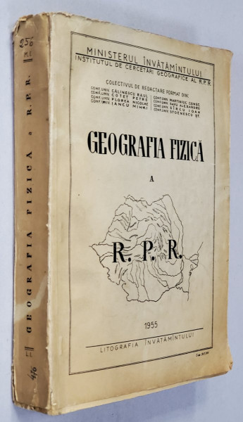GEOGRAFIA FIZICA A R.P.R. de CALINESCU RAUL ...STOENESCU ST. , 1955