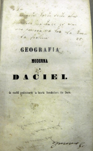 Geografia moderna a dacilor