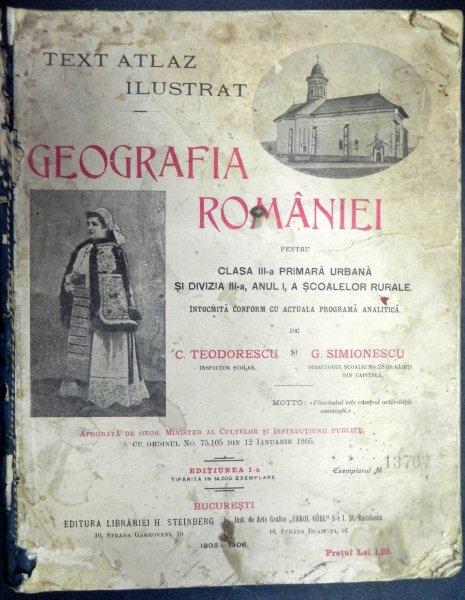 GEOGRAFIA ROMANIEI- C. TEODORESCU SI G. SIMIONESCU