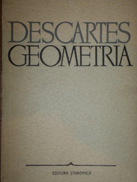 GEOMETRIA-DESCARTES  1966