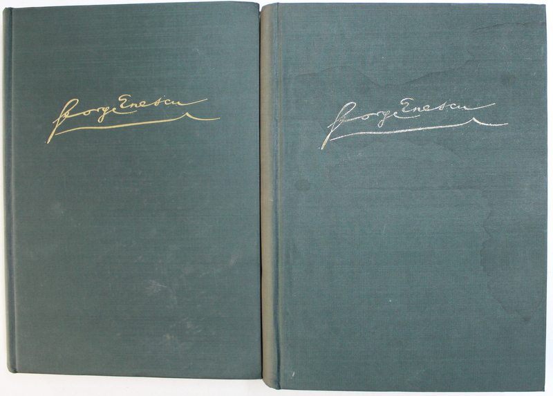 GEORGE ENESCU MONOGRAFIE , VOL. I-II  1971