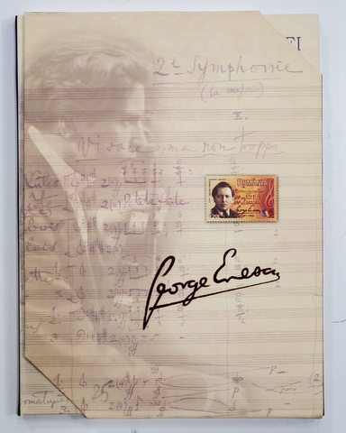 GEORGE ENESCU , SET CU 2 CD - URI SI EMISII FILATELICE , 1968 - 2006 , APARUTA 2010