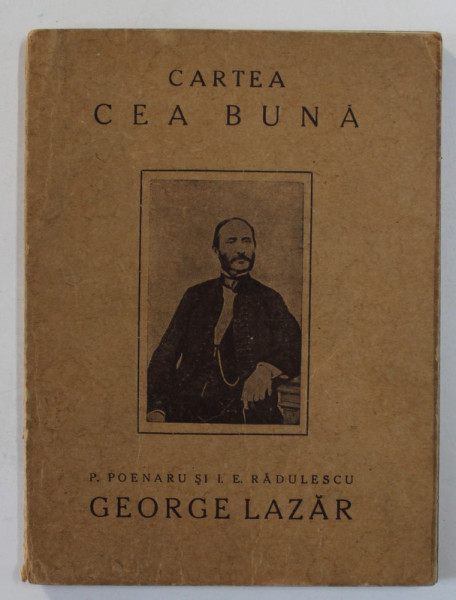 GEORGE LAZAR de PETRACHE POENARU si I. ELIADE RADULESCU , 1923