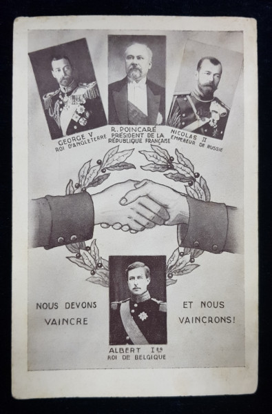 Manchuria As fast as a flash system GEORGE V AL ANGLIEI , R. POINCARE PRESEDINTELE FRANTEI , NICOLAE II IMPARATUL RUSIEI , ALBERT I REGELE BELGIEI , Manchuria As fast as a flash system GEORGE V AL ANGLIEI , R. POINCARE PRESEDINTELE FRANTEI , NICOLAE II IMPARATUL RUSIEI , ALBERT I REGELE BELGIEI ,