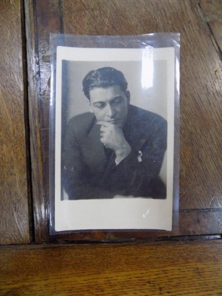 George Vraca, fotografie originala cu dedicatie
