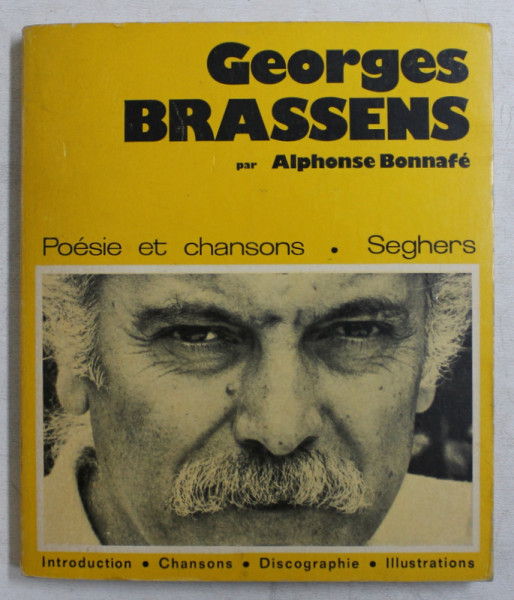 GEORGES BRASSENS par ALPHONSE BONNAFE  - POESIE ET CHANSONS , 1963