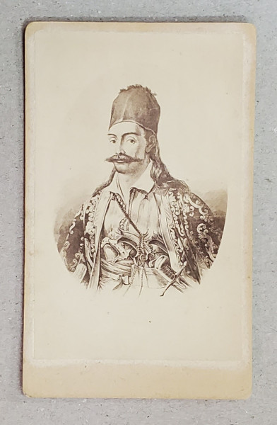 GEORGIOS KARAISKAKIS , FOTOGRAFIE FORMAT  C.D.V. , SFARSITUL SEC. XIX