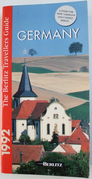 GERMANY - THE BERLITZ TRAVELLERS GUIDE , 1992