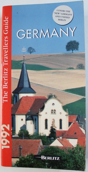 GERMANY - THE BERLITZ TRAVELLERS GUIDE , 1992