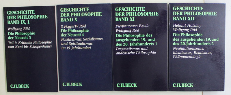 GESCHICHTE DER PHILOSOPHIE , BAND IX ( I ) - XII von WOLFGANG ROD , 2004 - 2006