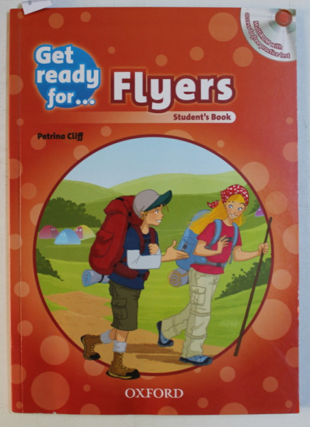 GET READY FOR ...FLYERS  - STUDENT 'S BOOK by PETRINA CLIFF , 2013  , CONTINE CD *
