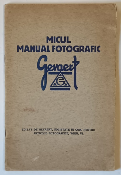 GEVAERT , MICUL MANUAL FOTOGRAFIC