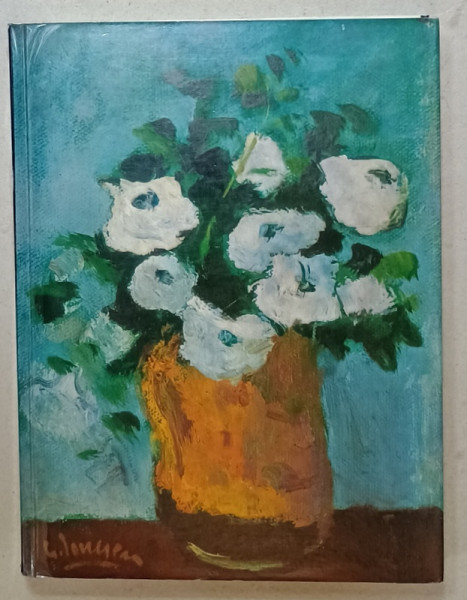 GHEORGHE IONESCU , CATALOG DE EXPOZITIE , TEXT IN ROMANA SI ENGLEZA , 1972 , DEDICATIE *