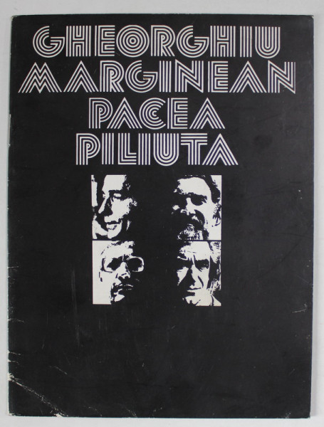 GHEORGHIU , MARGINEAN  , PACEA , PILIUTA , CATALOG DE ARTA IN LIMBA ENGLEZA , ANII ' 70