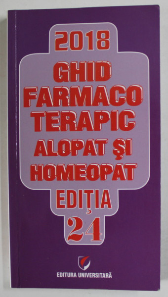 GHID FARMACOTERAPIC ALOPAT SI HOMEOPAT , MEMOMED , VOLUMUL 2 , APARUT 2018