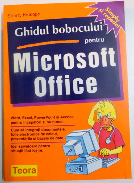 GHIDUL BOBOCULUI PENTRU MICROSOFT OFFICE de SHERRY KINKOPH , 1995