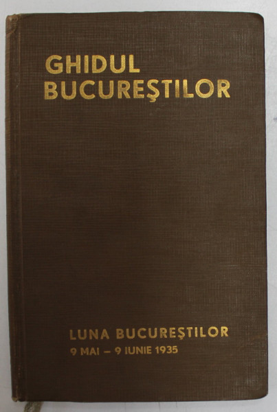 GHIDUL BUCURESTILOR  1935, LIPSA HARTA