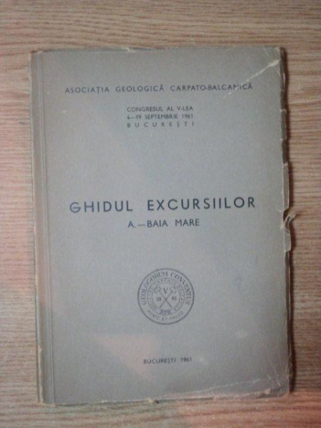GHIDUL EXCURSIILOR A.-BAIA MARE , 1961