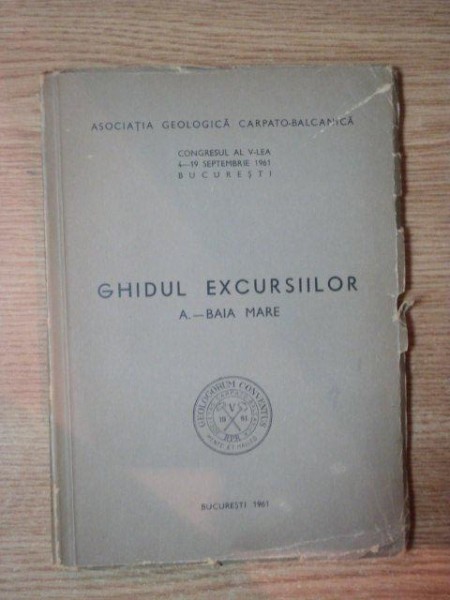 GHIDUL EXCURSIILOR A.-BAIA MARE , 1961