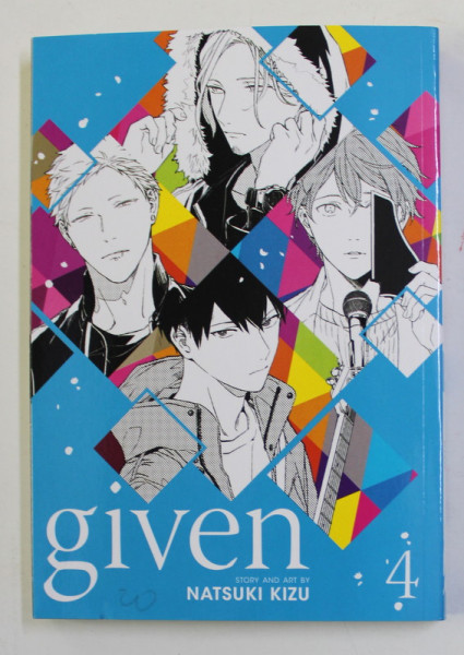 GIVEN 4. , story and art by NATSUKI KIZU , 2021, BENZI DESENATE *MANGA