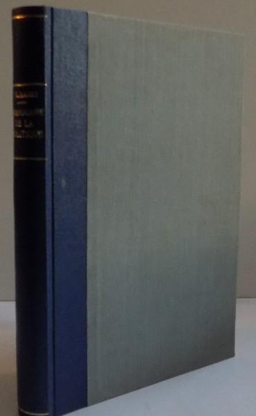 GRAMMAIRE DE LA POLITIQUE , 1933
