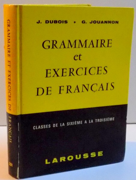 GRAMMAIRE ET EXERCICES DE FRANCAIS , 1956