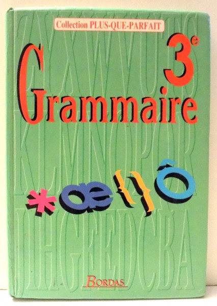 GRAMMAIRE par FRANCOISE DESCOUBES , 1993