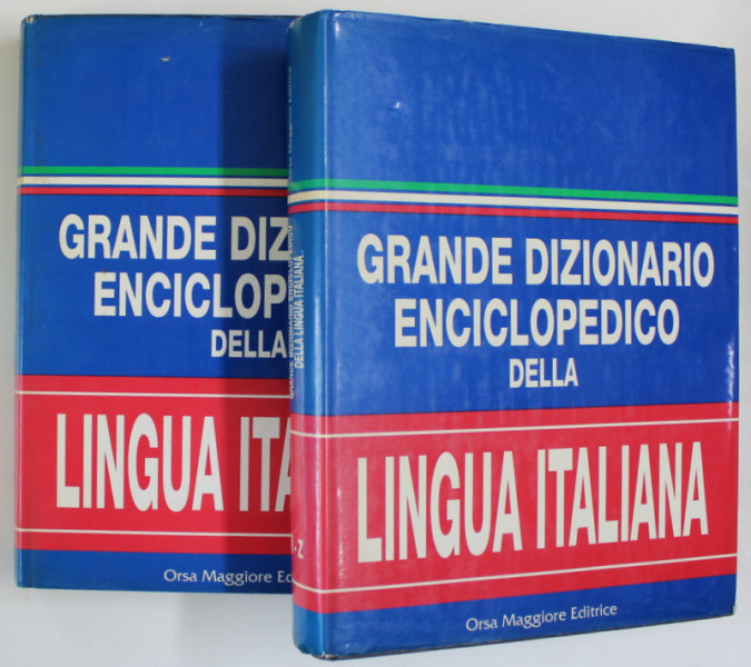 GRANDE DIZIONARIO ENCICLOPEDICO DELLA LINGUA ITALIANA , 2 VOLUME , 1191