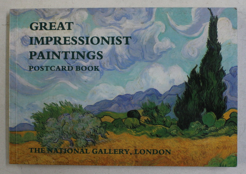 GREAT IMPRESSIONIST PAINTINGS  - POSTCARDS BOOK , 1995